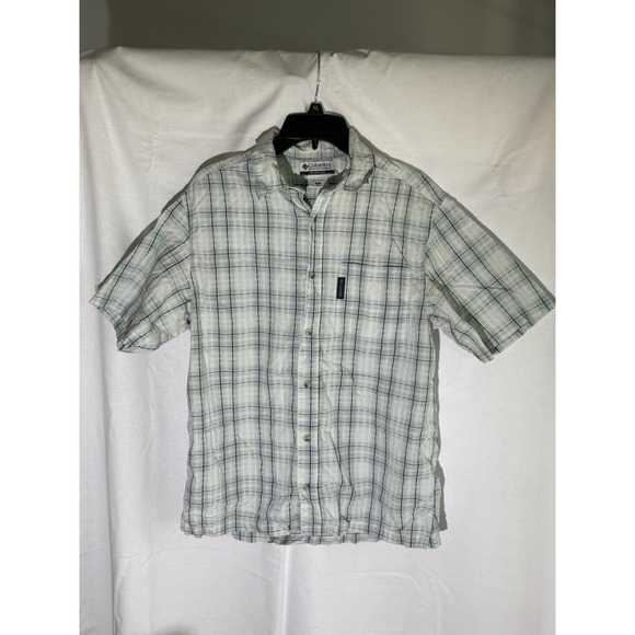 Columbia Other - Columbia Men's Short Sleeve Button-Up Shirt Medium, Plaid